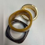 ZARA Resin Metal Bracelet Cuff Bundle Photo 1