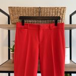 Banana Republic Mid-Rise Sloan Ankle Orange Woven Career Dress Pant Trouser, 6 Photo 1