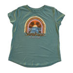 Women's Adiva Teal Graphic T Photo 0