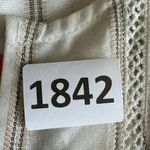 NWT Fever 3/4 Sleeve Blouse, Tan/Ivory Stripes Lace Bohemian Gypsy Sz M #1842 White Size M Photo 9