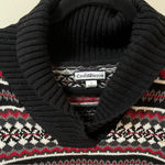 Croft & Barrow Shall Collar Winter Holiday Sweater- Size Large Photo 2