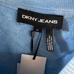 DKNY  Jeans Sky Blue Cropped Sweatshirt Size XL NWT Photo 1