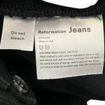 Reformation  Vicki Washed Black High Waist Belted Straight Jeans Womens Size 31 Photo 10