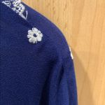 So CUTE embroidered romper 🌸 Blue Size M Photo 9