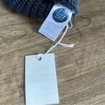 Love Your Melon  Monochrome Cable Knit Navy Beanie Photo 4