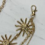 Womens Draped Sun Face Concho Chain Link Belt Gold Tone One Size (OS) ✨ Photo 2