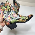 Nomad  Women's Yippy Western Rain Boot Size 7 Waterproof Floral Paisley Pull‎ On Photo 6