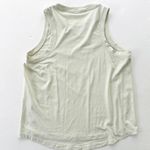 Lululemon Cotton-Blend Logo Training Tank Top Bone Size 12 Relax Fit Loose Photo 4