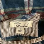 Caffe Marrakesh Club & Resort Size Medium Plaid Shacket w/ Sequin Pocket. New Blue Photo 5