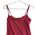 Cosabella L Semi Sheer Lingerie Slip Dress Wine Red Lace Trim Italian Sleepwear Photo 2