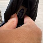 Vintage Black Velvet Mid Calf Sock Boots Women’s 8 Fall Classic Heels Photo 5