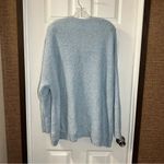 Falls Creek  Light Blue Fuzzy Knit Scoop Neck Sweater size 3X Photo 8