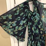 NWOT Cold Shoulder Kimono/Duster/Beach Coverup Blue S Photo 4