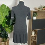 Juicy Couture • wool blend short sleeve sweater dress pleat peplum hem Photo 2