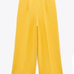 ZARA NWT - High waisted culottes Pants - XXLarge - Mustard Photo 3