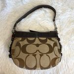Coach y2k Signature Brown Zoe Mini Purse Shoulder Bag Photo 1