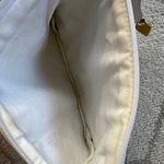 Vintage Lisette New York Embossed Pearlescent White Leather Pochette Crossbody Photo 6