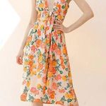 Storia Warm Floral Midi Dress Photo 1