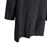 J.Crew Black Wool Cashmere Single Breasted Classic Winter Top Coat Size 4 Photo 7