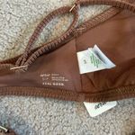 Aerie NWT  Shine Rib One Shoulder Bandeau Bikini Top Horizon Swim Beach Size S Photo 5