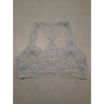 Free People Intimately Free by  Size L Light Blue Lace Racerback Bralette Bra Photo 2