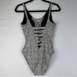 Bleu Rod Beattie Let’s Get Loud Blk/White Animal Print One Piece Swimsuit Size 8 Photo 2