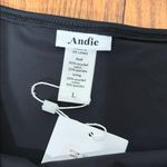 ANDIE  Bikini Set‎ Maui Top High Waisted Bottom Black
Size L NWT Photo 4