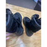 Voile Blanche Womens 38 Black Leather Shearling Lace Up Round Toe Ankle Booties Size 7 Photo 5