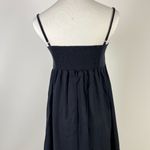 Farm Rio NWOT  Linen Blend Black Sleeveless Maxi Dress Size S Photo 10