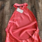 Retrofête Retrofete Sabrina Dress in Coral Size XL Halter Open Back NWT Sleeveless Maxi Photo 7