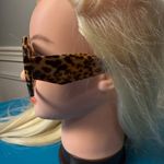 Leopard Print Oversized Glasses Brown Photo 1