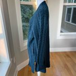 Universal Threads Universal Thread Heather Teal Blue Blouson Sleeve Long Duster Cardigan Sz Small Photo 1