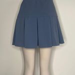 Comfy And Ready Mini Pleated Skirt In Blue Size Small Photo 2