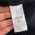 IRO  Women's Designer Black BILOH turtleneck Sweater Dress Sz XS Photo 7