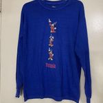 Disney  Mickey Mouse Fantasia blue long sleeve crew neck shirt size Small Photo 0