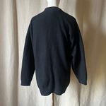 American Vintage Vintage Katherine O'Neil Black 100% Cashmere Cardigan Sweater Size M Classic Photo 5