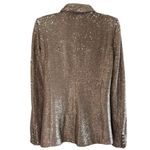 NEW House of Harlow 1960 Double Breasted Sequin Blazer Sz‎ M Gold Holiday Party Size M Photo 3