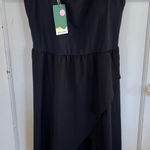 Halara NWT  black Breezefull high low dress size large Photo 0