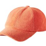 Anthropologie  Terry Icon Baseball Cap in Orange NEW Photo 0