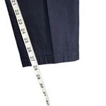 United Colors Of Benetton Stile Benetton Pants Women US 10 Blue Cotton High Waist Pleated Trousers Classic Photo 8