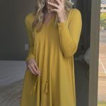 small long sleeve dress Yellow Photo 0