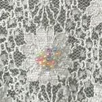 Halston Heritage Halston slip dress nightgown nightie lingerie beaded floral lace size PM Photo 2