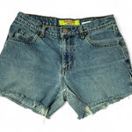 Paris Blues Paris Blues Originals Vintage Denim Jean Shorts Womens Frayed Hem Light Wash Photo 0