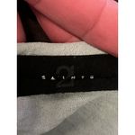 2 Saints Shirt Womens Small Light Blue Textured Short Sleeve High Low Top Casual Photo 5