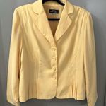 Giorgio Sant’Angelo Blazer Butter Yellow Jacket Blazer Size 16W Photo 0