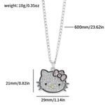 Hello Kitty  ✨ rhinestone bling necklace with box and gift bag Photo 6