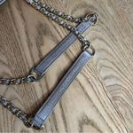 Tory Burch  Embossed Leather Bryant East West Tote Gray Shoulder Bag Le Fleur Photo 8