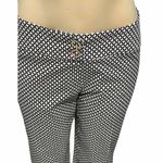 Hope & Harlow Straight Pants Black White Medium Black Photo 1