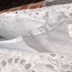 SUNDRESS MARGHERITA White Eyelet Tassels Mini Dress M Size M Photo 12