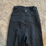 Lululemon  Super High Rise Black Leggings with Pockets and Seam Details Photo 0